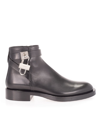 GIVENCHY BLACK LEATHER ANKLE BOOTS