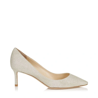 Jimmy Choo Romy 60mm Pumps In Platinum Ice