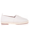 LORO PIANA LORO PIANA WOMEN'S WHITE LEATHER ESPADRILLES