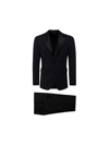 Dsquared2 Black Wool Blend Chicago Tuxedo Suit In Black
