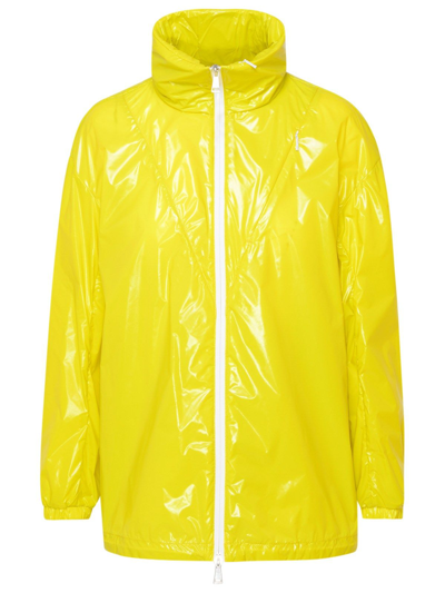 Moncler “melucta”logo尼龙夹克 In Yellow