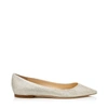 Jimmy Choo Ballerinas Romy In Platinum Ice