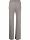 OFF-WHITE OFF-WHITE WOMEN'S GREY POLYESTER PANTS