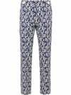 PRADA PRADA WOMEN'S MULTICOLOR WOOL PANTS