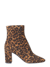 SAINT LAURENT SAINT LAURENT WOMEN'S BROWN SUEDE ANKLE BOOTS