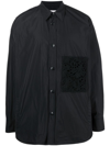 Valentino Logo-print Shirt In Black