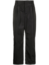 VALENTINO BLACK POLYAMIDE PANTS