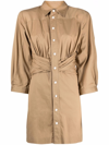 DSQUARED2 DSQUARED WOMEN'S BEIGE POLYESTER DRESS