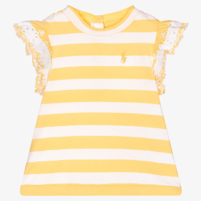 Ralph Lauren Girls Striped Cotton Baby T-shirt