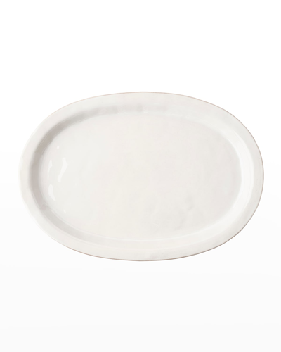 Juliska Puro Oval Platter In White Wash