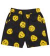 Molo Kids Smiley Face Print Track Shorts In Smiles
