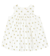 BONPOINT BABY CLOTHI FLORAL COTTON POPLIN DRESS