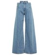 Maison Margiela Wide Leg Jeans In 0
