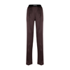 Tom Ford Straight-leg Silk-blend Trousers In Brown