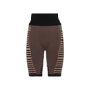 Wolford Shaping Slit Stretch Nylon Biker Shorts In Brown