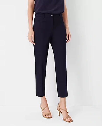 Ann Taylor The Cotton Crop Pant - Curvy Fit In Atlantic Navy