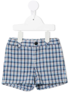 BONPOINT PLAID CHECK STRETCH-COTTON SHORTS