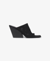 Stella Mccartney Black Mesh Medium Sandals In Black