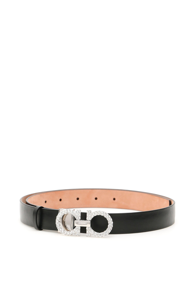 FERRAGAMO SALVATORE FERRAGAMO GANCINI EMBELLISHED BUCKLE BELT