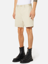 Ami Alexandre Mattiussi Ami Paris Cotton Chino Shorts In Beige