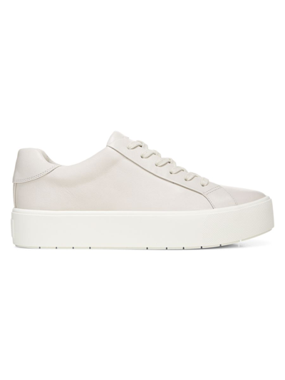 Vince Women's Benfield Leather Platform Sneakers In White