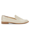 Dolce Vita Calla Croc-embossed Loafer In Ivory Patent