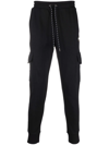 Michael Kors Vicoty Logo-patch Track Pants In Schwarz