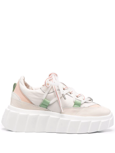 Agl Attilio Giusti Leombruni Blondie Chunky-sole Sneakers In Nude