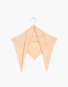 Madewell Embroidered Organic Cotton Bandana In Muted Shell