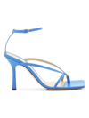 Bottega Veneta Stretch Leather Sandals In Aquarium