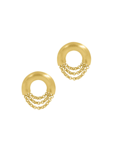 Dean Davidson Dune 22k-gold-plated Crescent Stud Earrings