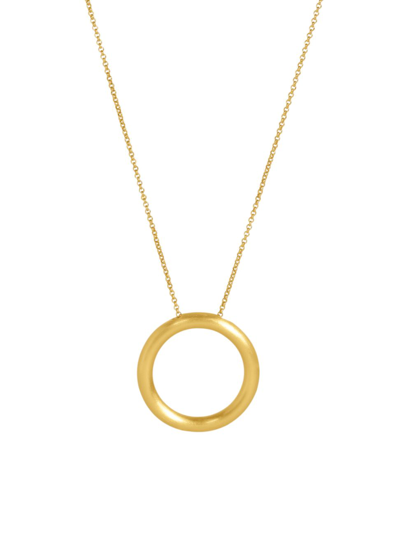 Dean Davidson Dune 22k-gold-plated Large Hoop Pendant Necklace