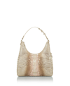 Brahmin Tabitha Ombre Melbourne Leather Shoulder Bag In Scallop