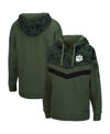 Colosseum Women's  Olive, Camo Clemson Tigers Oht Military-inspired Appreciation Extraction Chevron P In Olive/camo
