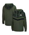 Colosseum Women's  Olive, Camo Clemson Tigers Oht Military-inspired Appreciation Extraction Chevron P In Olive/camo