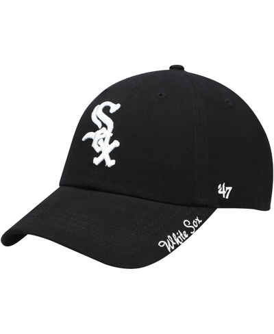 47 Brand Women's '47 Black Chicago White Sox Team Miata Clean Up Adjustable Hat