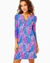 Lilly Pulitzer Marlie Dress In Borealis Blue Tropic Down Low