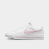 Nike Big Kids' Court Legacy Casual Shoes In White/pink Foam