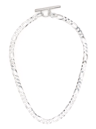 Loren Stewart Sterling Silver Figaro Chain Necklace