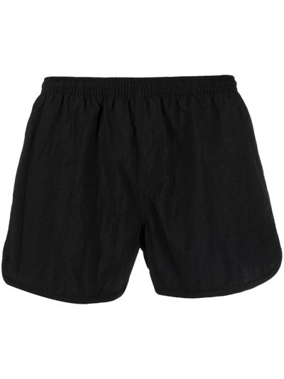 Ami Alexandre Mattiussi Ami De Coeur Swim Shorts - Men's - Polyester/polyamide In Black