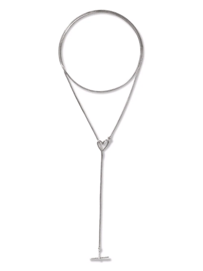 John Hardy Classic Chain Manah Mini Heart Necklace In Silber