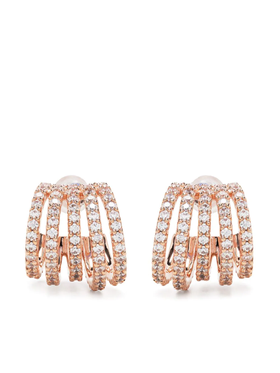 Apm Monaco Croisette Five-hoop Earrings In Gold