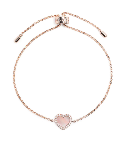 Apm Monaco Valentine Crystal-embellished Necklace In Gold