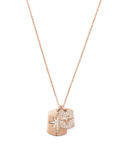 Apm Monaco Meteorites Star-pendant Necklace In Gold