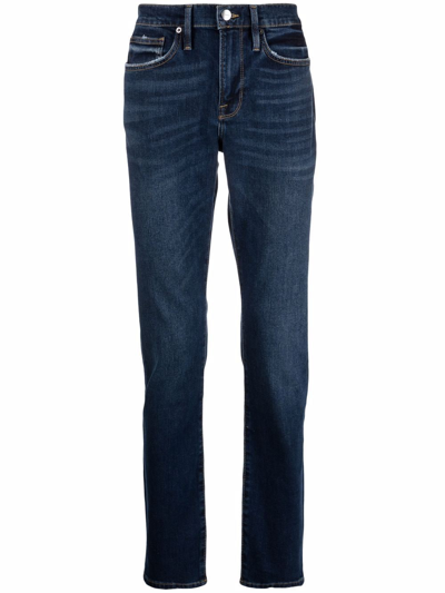 Frame Slim-cut Jeans In Blue