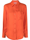 PATRIZIA PEPE BUTTON-UP LONG-SLEEVE SHIRT