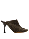 Bottega Veneta Sparkle Dot Sock In Brown