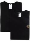 VERSACE LOGO-PRINT LONG-SLEEVED T-SHIRT