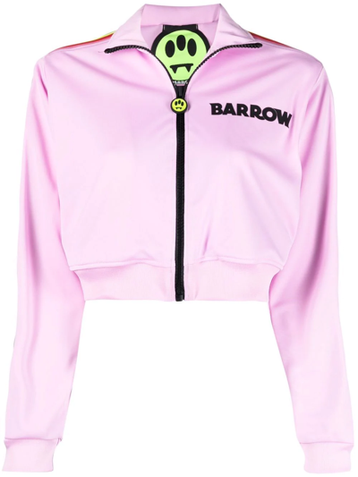 Barrow Triacetate Jacket Cropped Woman Pink Tracksuit Cropped Jacket