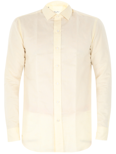 Salvatore Piccolo Yellow Cotton Shirt - Atterley